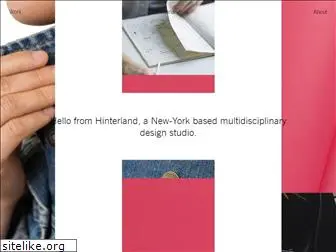 hinterlandstudio.com