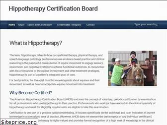 hippotherapycertification.org