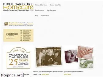 hiredhandshomecare.com