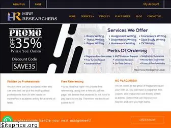 hireresearchers.co.uk