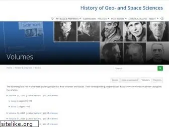 hist-geo-space-sci.net