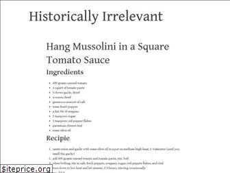 historicallyirrelevant.com