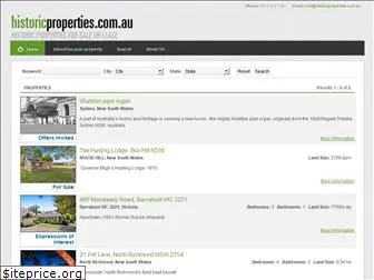 historicproperties.com.au