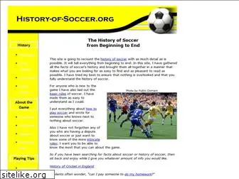 history-of-soccer.org