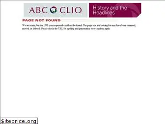 historyandtheheadlines.abc-clio.com