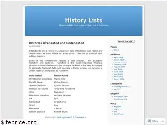 historylist.wordpress.com