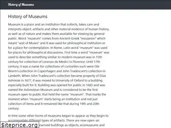 historyofmuseums.com