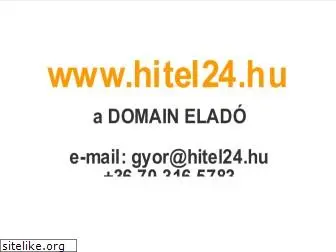 www.hitel24.hu website price