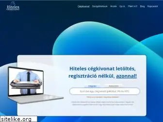 hitelescegkivonat.com