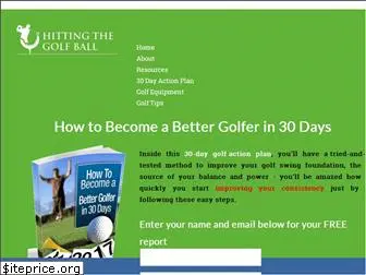 hittingthegolfball.com