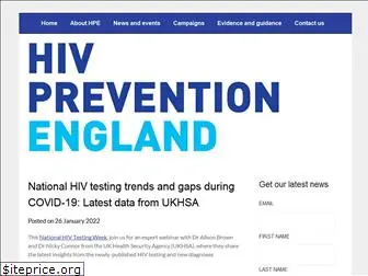 hivpreventionengland.org.uk