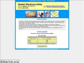 hlavkova-kolej.prague-hostels.cz