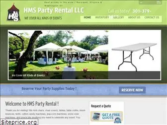 hmspartyrental.com