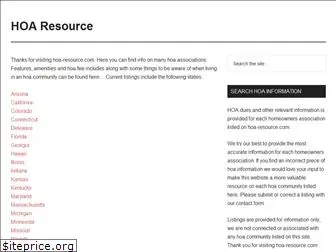 hoa-resource.com