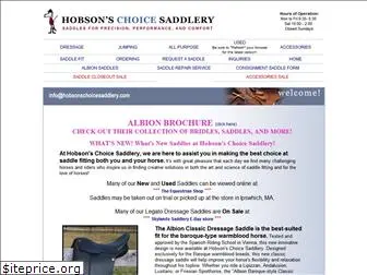 hobsonschoicesaddlery.com