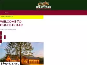 hochstetlerloghomes.com