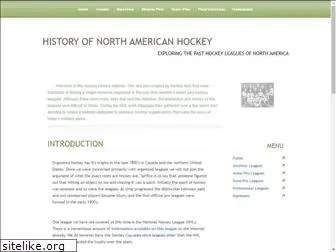 hockeyleaguehistory.com