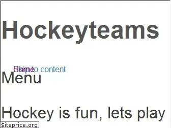 hockeyteams.org