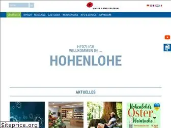 hohenlohe.de