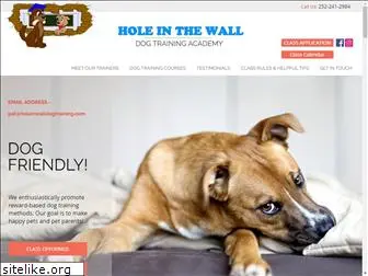 holeinwalldogtraining.com