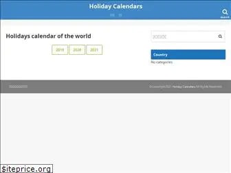 holiday-calendars.com