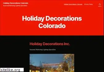 holidaydecorationscolorado.com