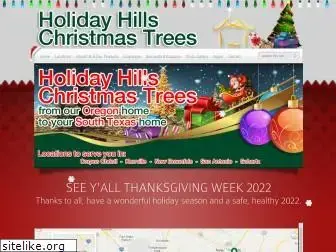 holidayhillschristmastrees.com