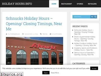 holidayhoursinfo.com