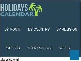 holidayscalendar.com
