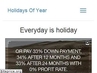 holidaysofyear.com