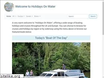 holidaysonwater.co.uk