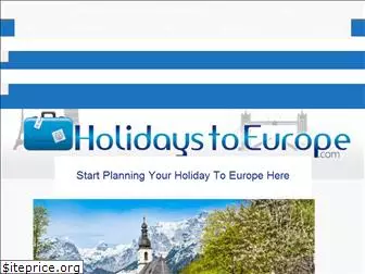 holidaystoeurope.com