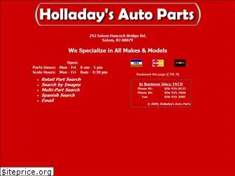 holladaysautoparts.com