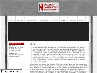 hollemanconstruction.com