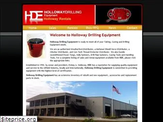 hollowaydrilling.com