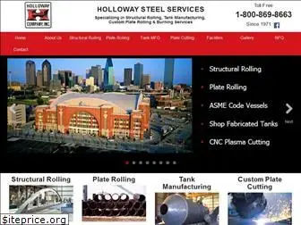 hollowaysteelservices.com