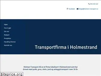holmen-transport.no