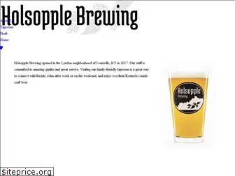 holsopplebrewing.com