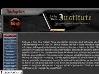 holybibleinstitute.com