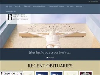 holycrossmortuary.com