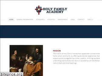 holyfamilyhomeschoolapostolate.com