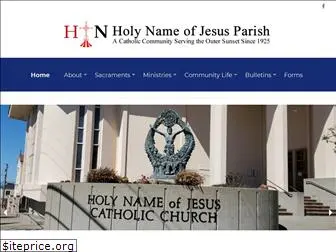 holynamesf.org