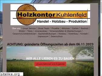 holzkontor-kuhlenfeld.de