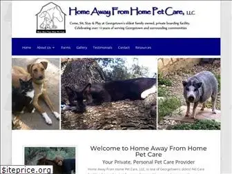 homeawayfromhomepetcare.com