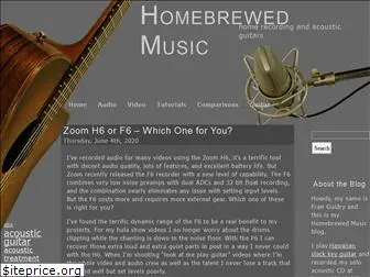 homebrewedmusic.com