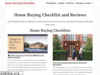 homebuyingchecklist.co