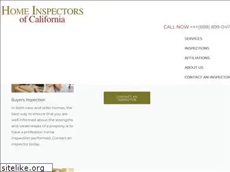 homeinspectorsofcalifornia.com