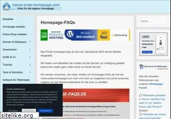 homepage-faqs.de