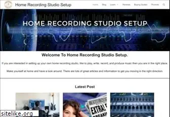 homerecordingstudiosetup.com