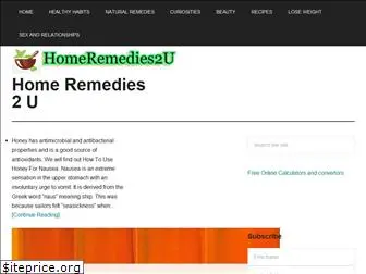 homeremedies2u.com